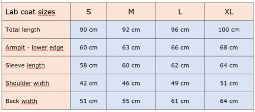 Laboratoriekittel, S, 100% bomuld (085552)
